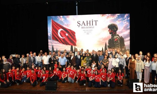 Mamak Şehitleriyle Yaşıyor projesi Şahit Belgeseli duygu dolu anlar yaşattı