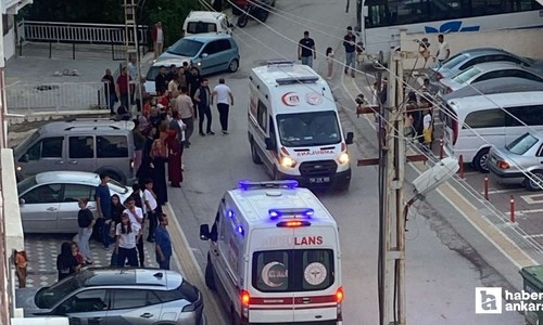 Akyurt'ta balkondan düşen 1 yaşındaki çocuk ağır yaralandı