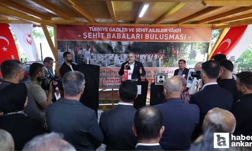 Keçiören Belediye Başkanı Özarslan, Babalar Günü programında şehit babaları ve gazilerle buluştu