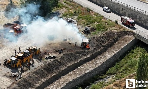 Akyurt ilçesinde konteyner aniden patladı: Faciadan kıl payı dönüldü