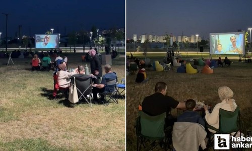 Sincan'da açık hava sineması etkinlikleri başladı