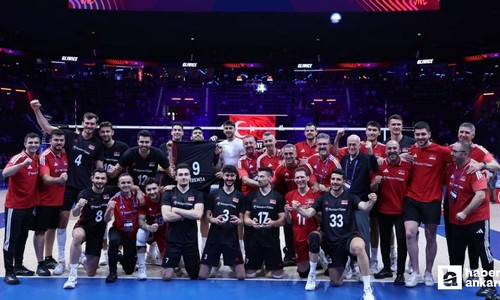 A Milli Erkek Voleybol Takımı, Belçika'yı 3-0 ile geçti