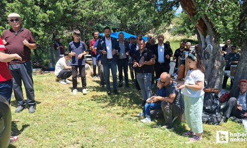 Beypazarı'nda 7 köyün sakinleri yağmur ve şükür duasında buluştu