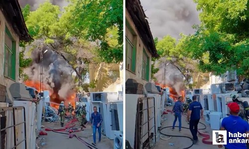 Ankara son dakika yangın! İskitler'de çıkan yangına müdahale sürüyor