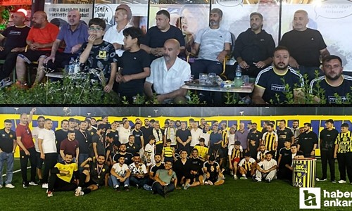 Ankaragücü taraftarlarının katıldığı “Eren ve Mert Halı Saha Turnuvası” sona erdi