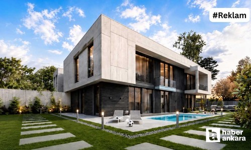 Ankara'da bahçeli havuzlu villa hayali kuranlara yeni proje duyuruldu: Royal Vill’s İncek