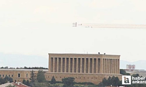 Türk Yıldızları, NATO Zirvesi öncesi Ankara'da prova uçuşu yaptı