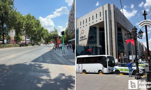 Kızılay'da güvenlik tedbirleri en üst seviyeye çıkarıldı