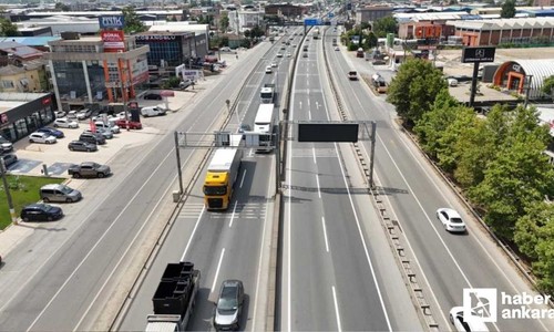 D-100 kara yolu Ankara istikametinde kamyon ve tır trafiği 7/24 elektronik olarak izlenecek