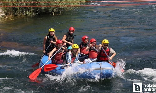 Başkentliler rafting yapmak için oraya akın ediyor!
