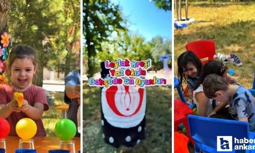 Sincan Belediyesi kreşlerinde minikler yaz okulunda eğleniyor