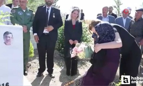 15 Temmuz Şehitleri, Kahramankazan'da kabirlerinin başında anıldı