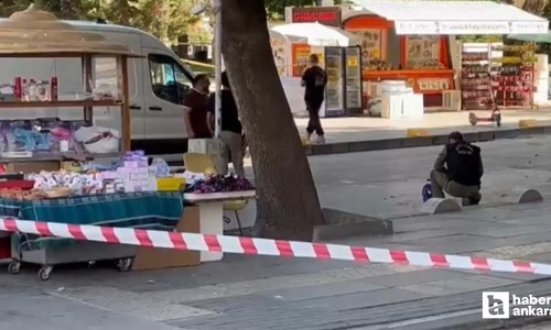 Çankaya'da şüpheli paket kontrollü şekilde patlatıldı