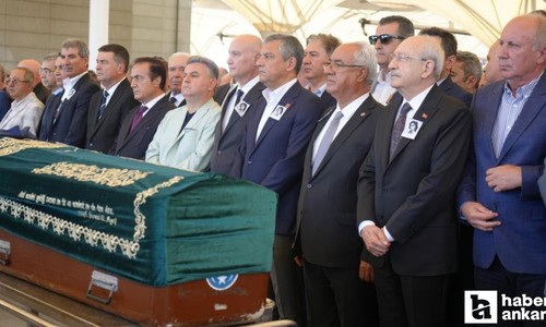 Eski CHP Genel Başkanı Deniz Baykal'ın eşi defnedildi