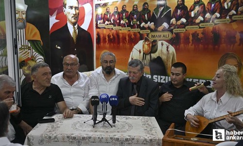 Ankara'da Türkmen Alevi Bektaşi Vakfı tarafından aşure dağıtıldı