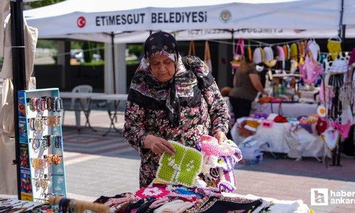 Etimesgut Belediyesi 14. Kadın Emeği Pazarı ile üreten kadınlarla vatandaşları buluşturdu