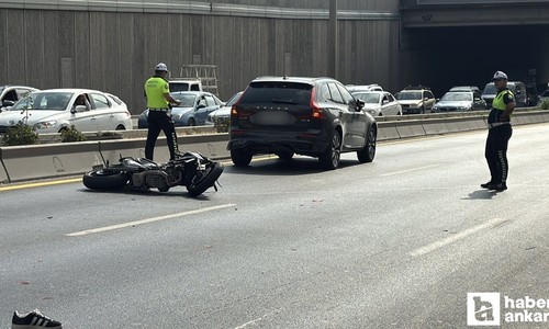Altındağ'da trafik kazası: Motosiklet sürücüsü olay yerinde vefat etti