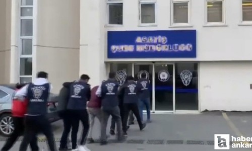 Ankara'da 2 milyon TL'yi çalan şüpheliler 2 saat içinde yakalandı