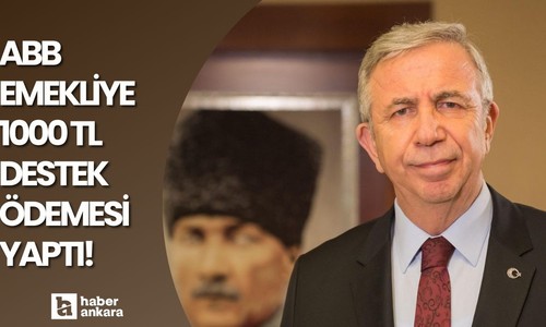 ABB 18.854 emekli için dördüncü kez 1000'er TL destek ödemesi yaptı!