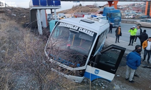 Ankara'da otobüs ile midibüs çarpıştı! 20 kişi yaralandı
