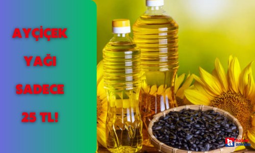 Migros'tan Ayçiçek yağı kampanyası! 1 Litre Ayçiçek yağı sadece 25 TL