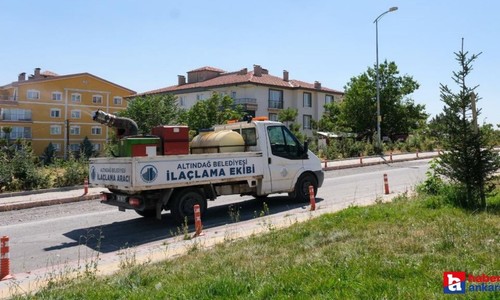Altındağ Belediyesi ilaçlama çalışmalarına devam ediyor!