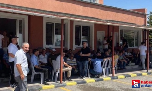 Ankara'da Yenimahalle Belediyesi çalışanları iş bırakma eylemi yaptı!