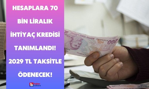 Enpara hesaplara 70 bin liralık ihtiyaç kredisi tanımladı! 2029 TL taksitle nakit ihtiyacınızı giderin