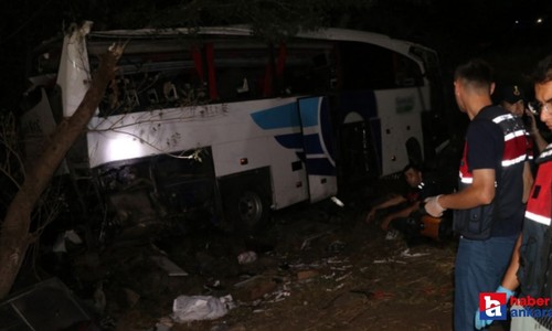 Yozgat'ta feci otobüs kazası! 12 kişi hayatını kaybetti