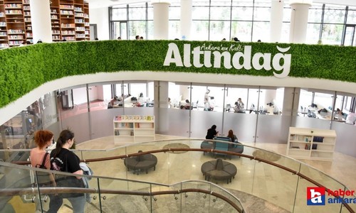 Altındağ Belediyesi'nin sunduğu kütüphane hizmetine binlerce Ankaralı öğrenci akın etti