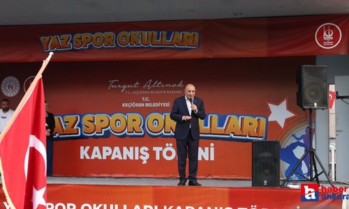 Keçiören Belediyesi Yaz Spor Okulları sona erdi! Tatil boyu 7549 sporcu katılım sağladı