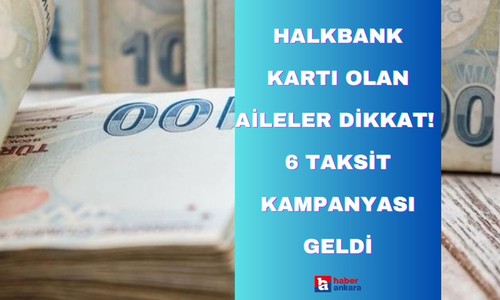 Cebinde Halkbank kartı olan tüm aileler dikkat! Okul ödemelerinde 6 taksit kampanyası geldi