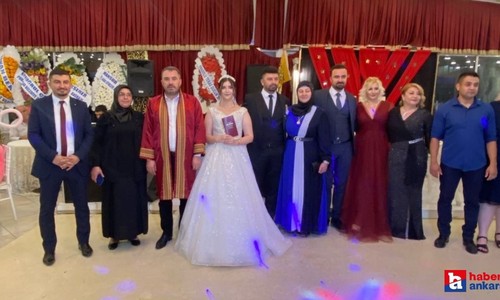 Pursaklar Belediye Başkanı Çetin, bir çiftin daha nikahını kıydı
