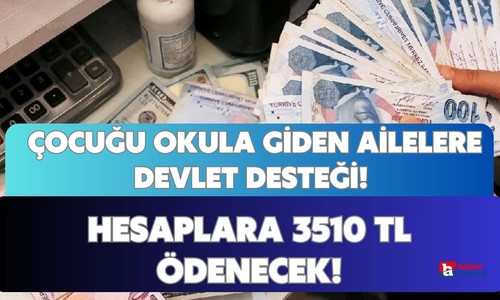 Çocuğu okula giden Ankaralı ailelere devlet desteği geldi! Hesaplara 3510 TL ödeniyor