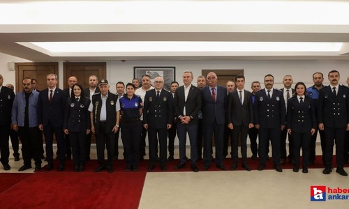 Yenimahalle Belediye Başkanı Yaşar, zabıta teşkilatını ağırladı!