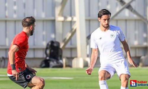 Gençlerbirliği ve Tümosan Konyaspor hazırlık maçında karşı karşıya geldi