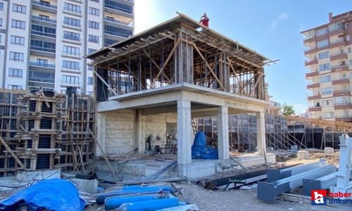 Pursaklar Belediyesi Modern Kapalı Çarşamba Pazar Alanı inşaatına hızla devam ediyor!