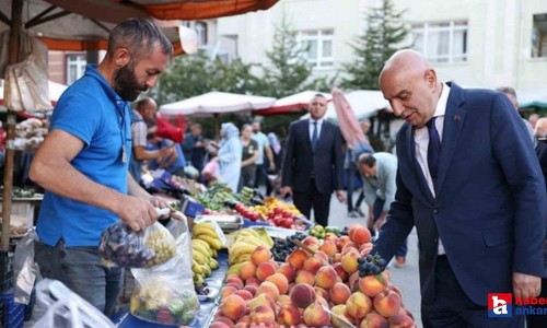 Keçiören'de semt pazarlarında denetim yapıldı