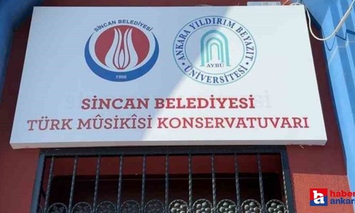 Sincan Belediyesi Türk Musikisi Konservatuvarında yeni eğitim dönemi için ders zili çaldı