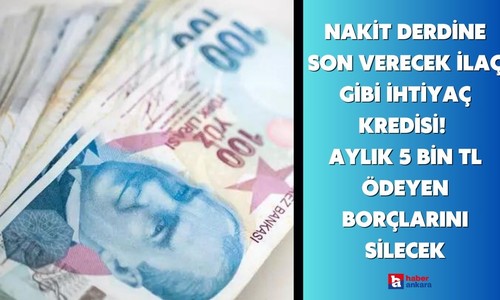 Nakit derdine son verecek ilaç gibi ihtiyaç kredisi ING Bank'tan! Aylık 5 bin TL ödeyen borçlarını silecek