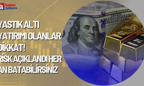Yastık altında dolar euro altın biriktiren Ankaralılar dikkat! Piyasa kahini her an batabilirsiniz dedi riski açıkladı