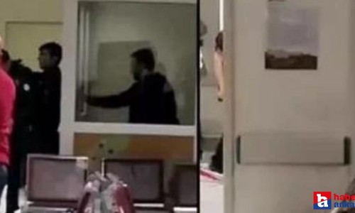 Ankara'da hastanede polislere saldıran anne ile eli bıçaklı oğlu gözaltına alındı!