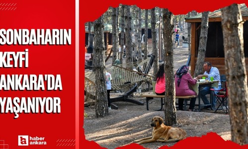 Sonbaharın keyfi Ankara'da yaşanıyor