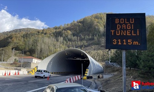 Bolu Dağı Tüneli İstanbul yönü heyelan riski nedeniyle kapatıldı!