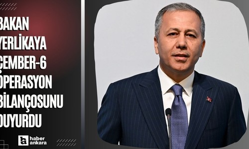 Bakan Yerlikaya Çember-6 Operasyonlarında 2 bini aşkın firarinin yakalandığını duyurdu!