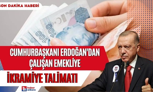 Son dakika! Cumhurbaşkanı Erdoğan'dan çalışan emekliye ikramiye talimatı