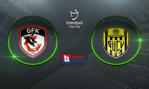 MKE Ankaragücü bugün Gaziantep ile karşılaşacak!