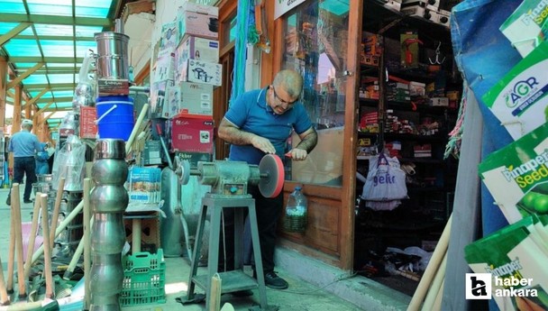 Kırşehir'deki Uzun Çarşı'da bayram yoğunluğu