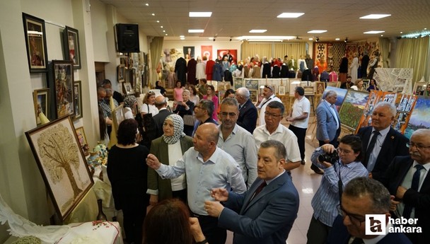 Ankara Polatlı Halk Eğitim Merkezinden yıl sonu sergisi