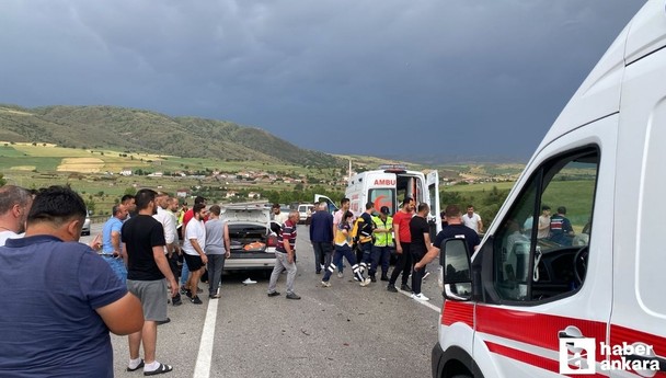 Ankara Çankırı Bulvarında zincirleme kaza! 10 yaralı var